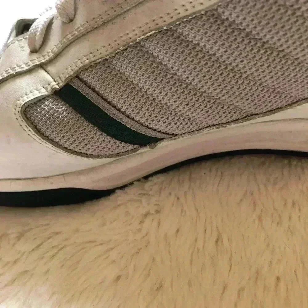Polo By Ralph Lauren White & Green Sneakers Sz 11 - Picture 11 of 13